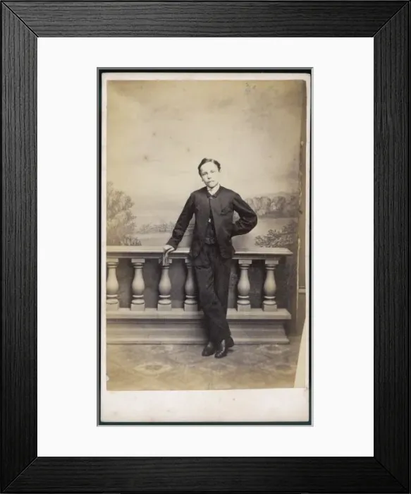 Framed Print : Boy in Suit 1860S Framed Print : Boy in Suit 1860S