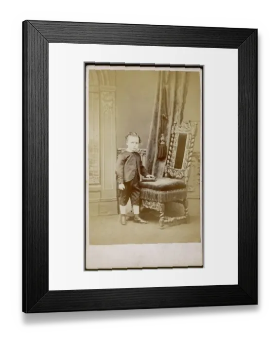 Framed Print : Boy / Zouave Jacket / Photo Framed Print : Boy / Zouave Jacket / Photo