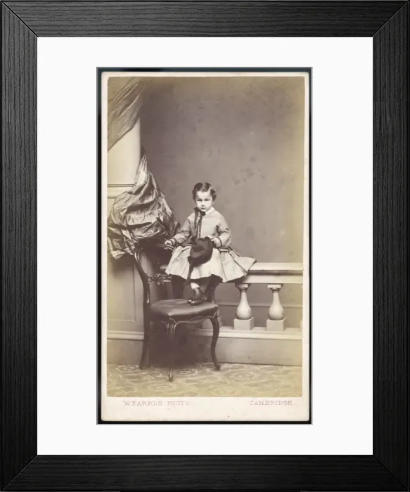 Framed Print : Boy in Frock / Farren Framed Print : Boy in Frock / Farren