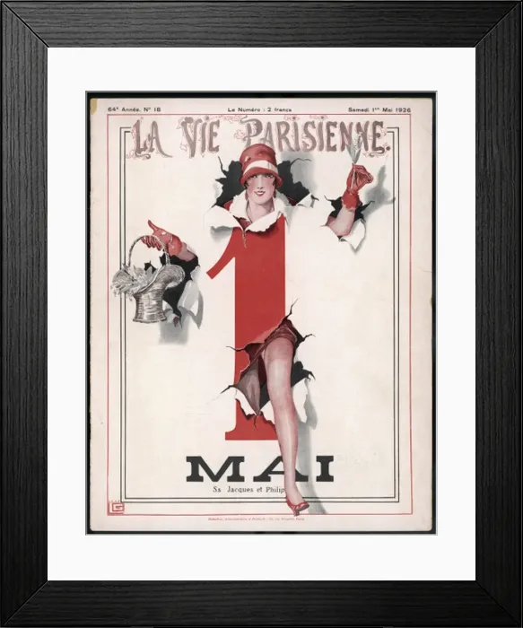 Framed Print : Female Type / 1 May 1926 Framed Print : Female Type / 1 May 1926