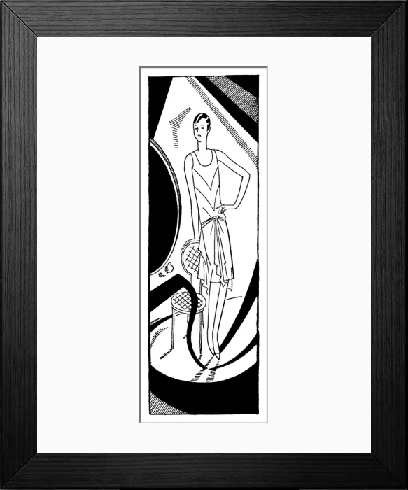 Framed Print : Female Type / Slimline Framed Print : Female Type / Slimline