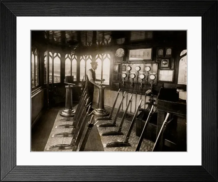 Framed Print : Signals at Blackfriars Framed Print : Signals at Blackfriars