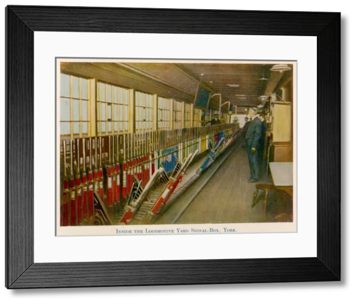 Framed Print : Signal Box at York Framed Print : Signal Box at York