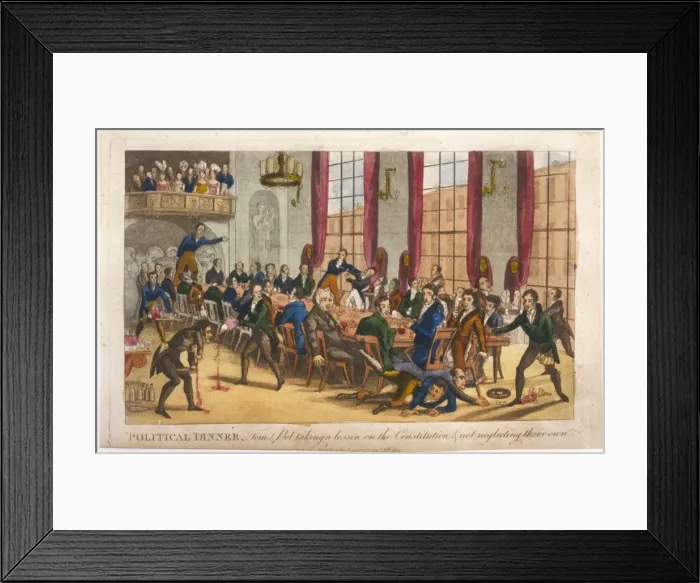 Framed Print : Social / Political Dinner Framed Print : Social / Political Dinner
