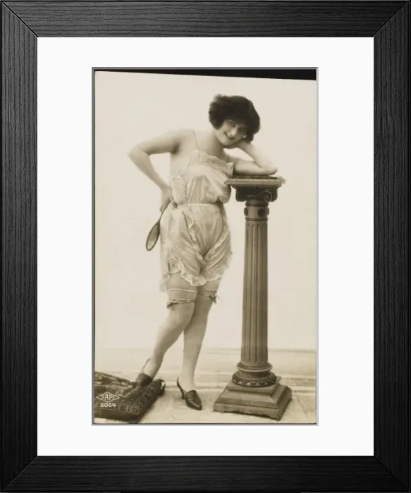 Framed Print : Female Type / Plinth 1920 Framed Print : Female Type / Plinth 1920