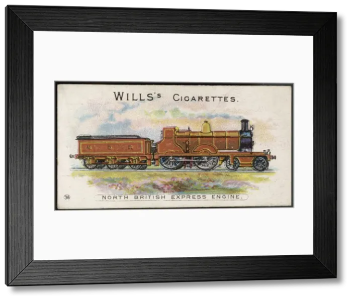 Framed Print : N British Express Loco Framed Print : N British Express Loco