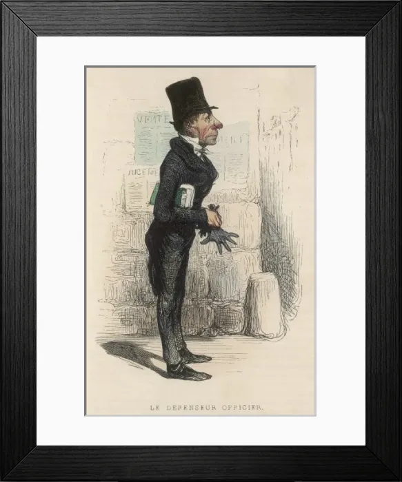 Framed Print : French Public Defender Framed Print : French Public Defender