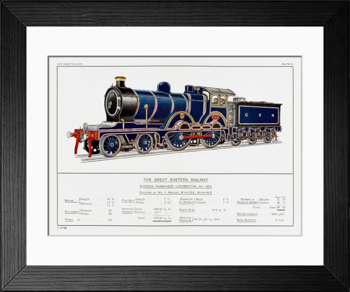 Framed Print : Great Eastern Rly Loco Framed Print : Great Eastern Rly Loco