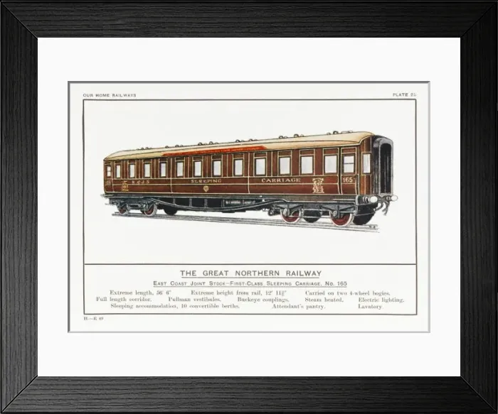 Framed Print : Gt Northern Sleeper Framed Print : Gt Northern Sleeper