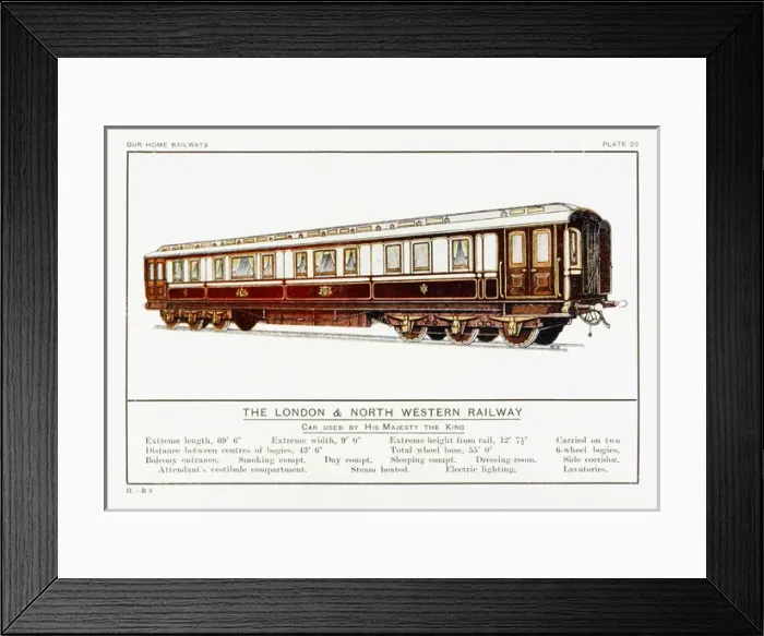 Framed Print : Lnw Royal Coach Framed Print : Lnw Royal Coach