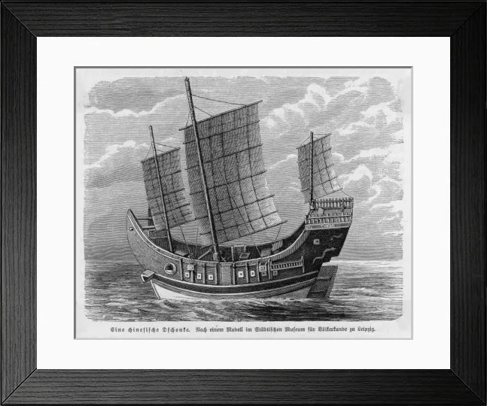 Framed Print : Chinese Junk Framed Print : Chinese Junk