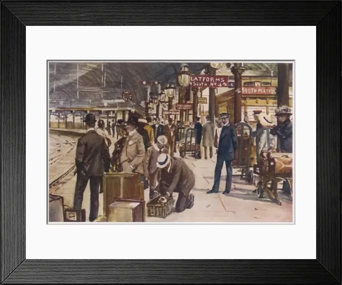 Framed Print : Waiting at York Framed Print : Waiting at York