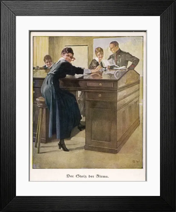 Framed Print : the Pride of the Office Framed Print : the Pride of the Office