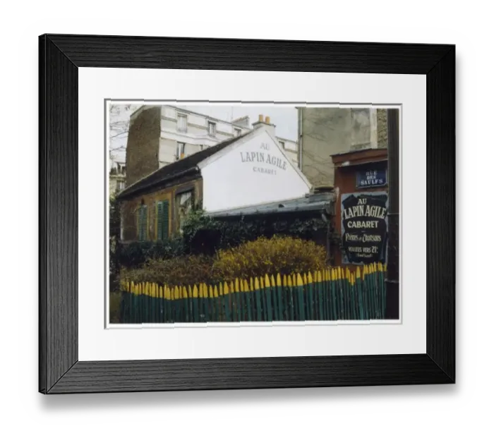 Framed Print : Lapin Agile Exter. 1993 Framed Print : Lapin Agile Exter. 1993