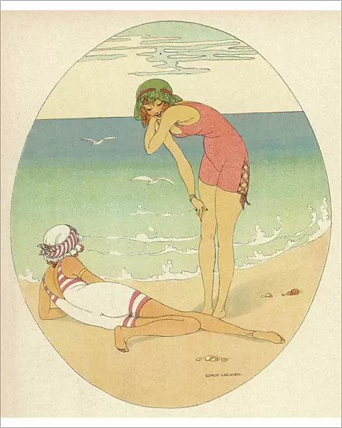 Girls on Beach  /  Klods-Han