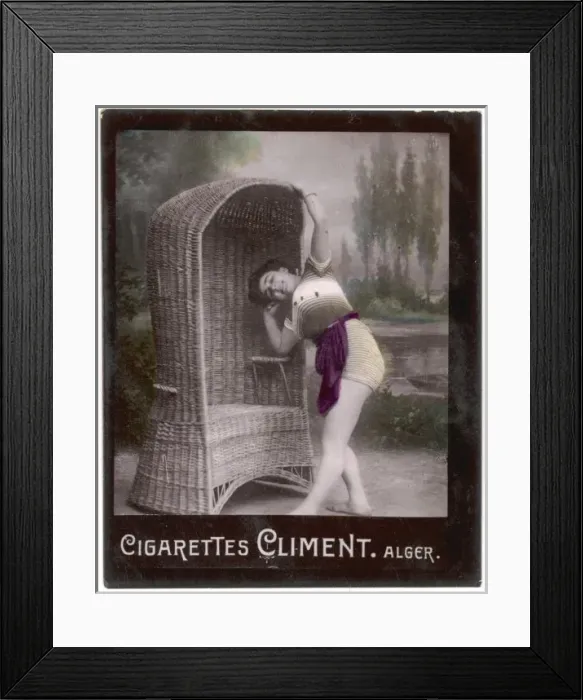 Framed Print : Bathing Beauty C1909 Framed Print : Bathing Beauty C1909