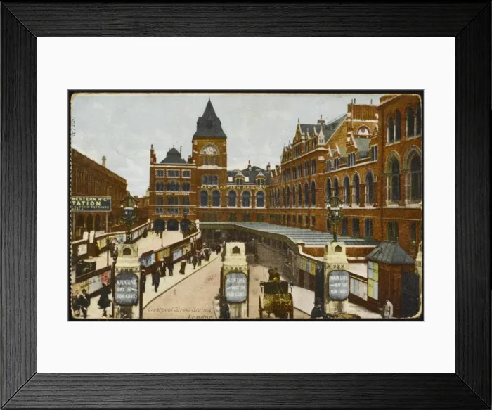 Framed Print : Liverpool St Approach Framed Print : Liverpool St Approach