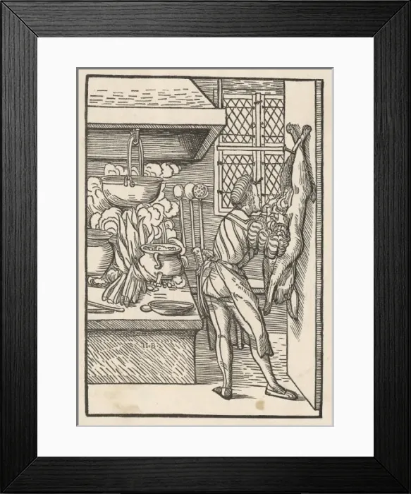 Framed Print : Preparing Hare C16 Framed Print : Preparing Hare C16