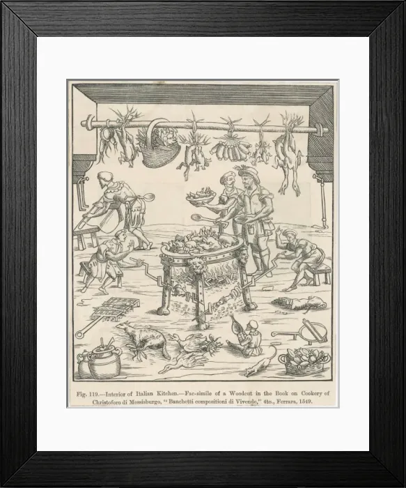 Framed Print : Italian Kitchen C16 Framed Print : Italian Kitchen C16