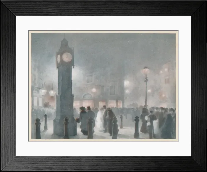 Framed Print : Victoria Commuters 1907 Framed Print : Victoria Commuters 1907