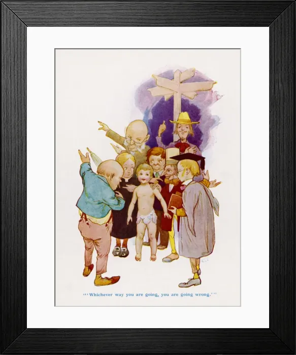 Framed Print : Water Babies / Fairies / Tom Framed Print : Water Babies / Fairies / Tom