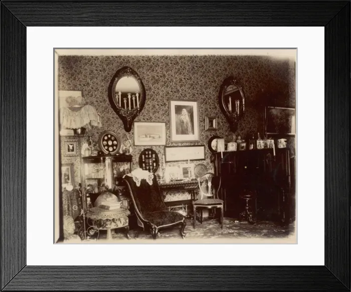 Framed Print : Victorian Sitting Room Framed Print : Victorian Sitting Room
