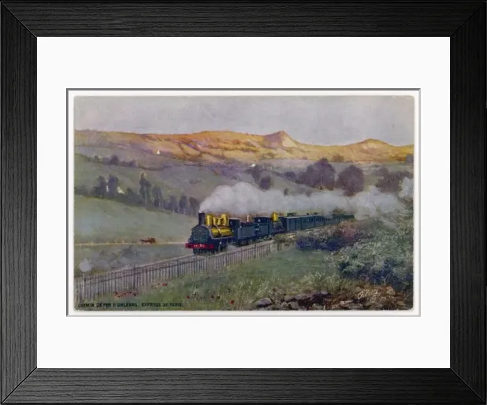 Framed Print : Paris-Mont Dore Express Framed Print : Paris-Mont Dore Express