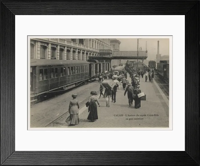Framed Print : Station at Calais Framed Print : Station at Calais