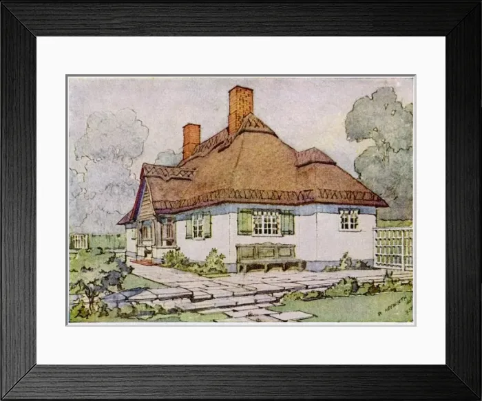 Framed Print : Bungalow at Esher Framed Print : Bungalow at Esher