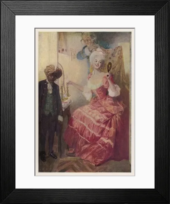 Framed Print : Lady / Dressing Table 18C Framed Print : Lady / Dressing Table 18C