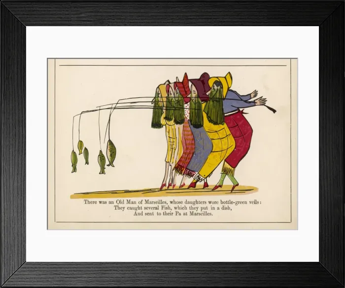 Framed Print : Lear / Nonsense / Marseilles Framed Print : Lear / Nonsense / Marseilles