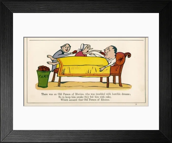 Framed Print : Lear / Book of Nonsense Framed Print : Lear / Book of Nonsense