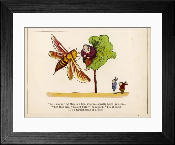 Framed Print : Lear / Book of Nonsense Framed Print : Lear / Book of Nonsense