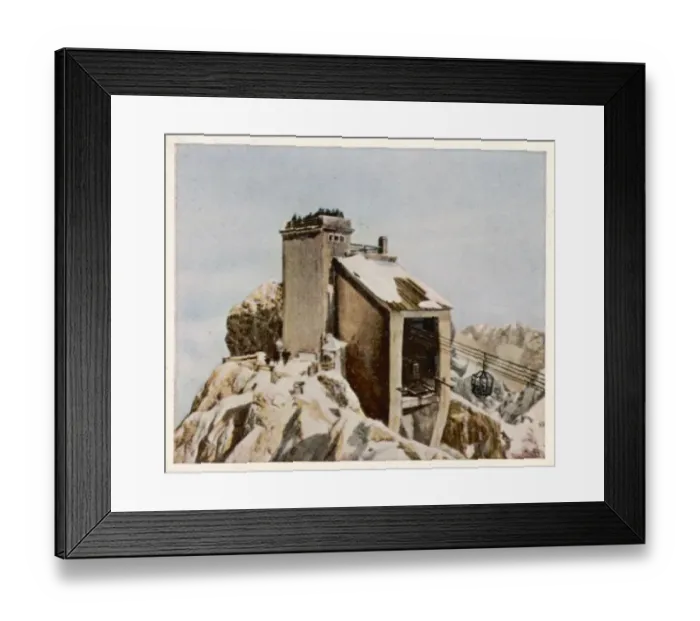 Framed Print : Zugspitz Cable Railway Framed Print : Zugspitz Cable Railway