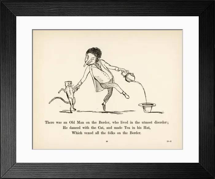 Framed Print : Lear / More Nonsense / C19Th Framed Print : Lear / More Nonsense / C19Th