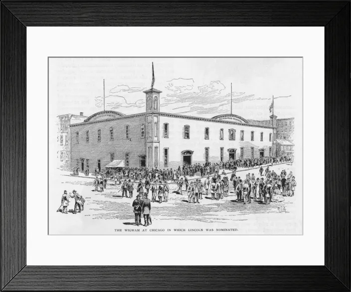 Framed Print : Lincoln Nominated / 1860 Framed Print : Lincoln Nominated / 1860