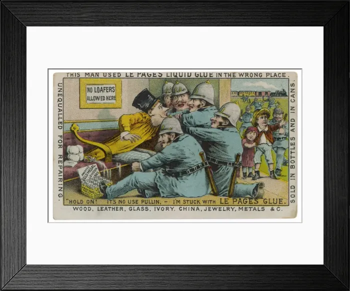 Framed Print : Le Fages Glue Framed Print : Le Fages Glue