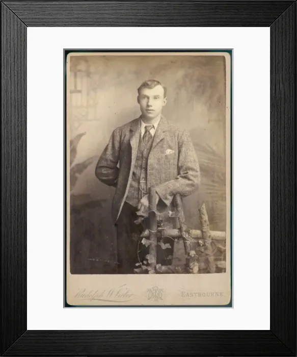 Framed Print : Tweed Jacket / Photo 1880S Framed Print : Tweed Jacket / Photo 1880S