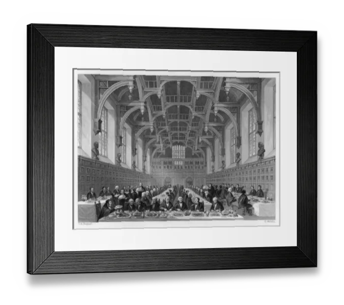 Framed Print : Benchers Taking Commons Framed Print : Benchers Taking Commons