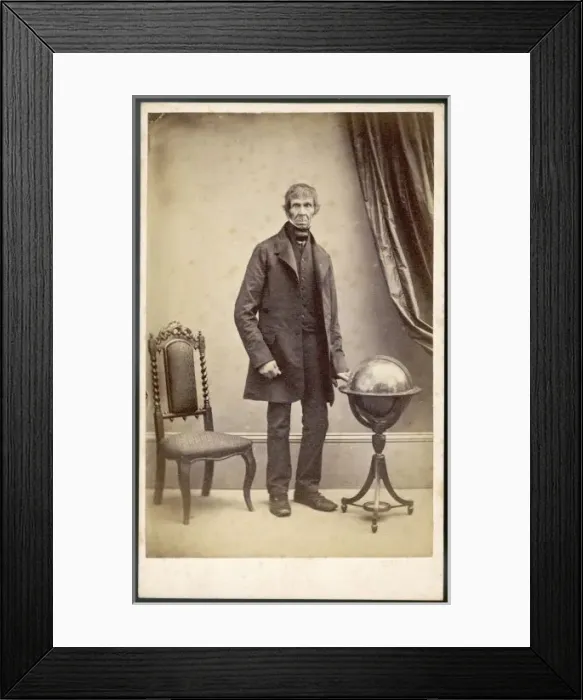 Framed Print : Frock Coat & Globe Photo Framed Print : Frock Coat & Globe Photo