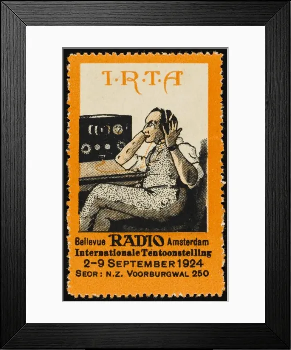 Framed Print : Listening-In 1924 Framed Print : Listening-In 1924