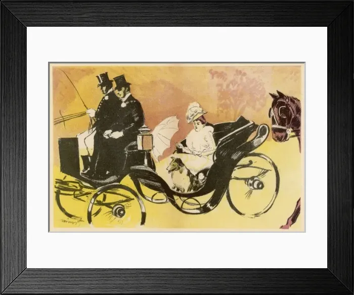 Framed Print : Carriage in the Bois Framed Print : Carriage in the Bois