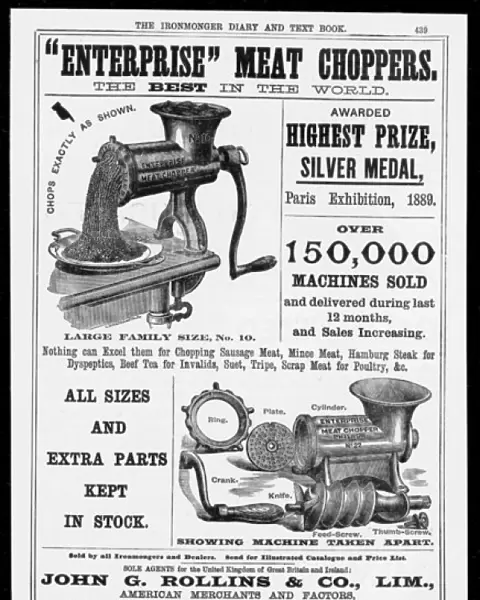 Meat Mincer 1889