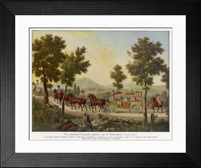 Framed Print : CALECHE 1818 Framed Print : CALECHE 1818