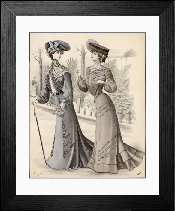 Framed Print : Costume / A Florent 1902 Framed Print : Costume / A Florent 1902