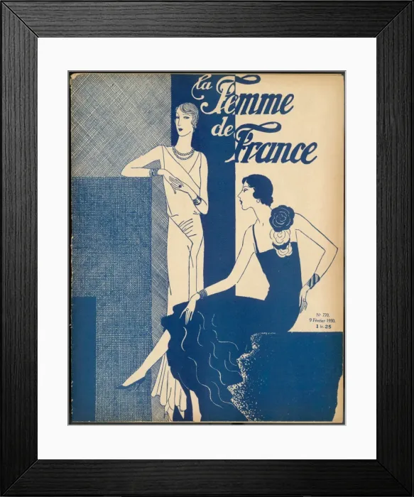 Framed Print : Evening Dresses 1930 Framed Print : Evening Dresses 1930