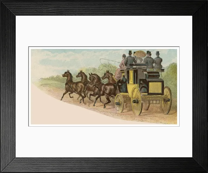 Framed Print : Cholmondley Coach Framed Print : Cholmondley Coach