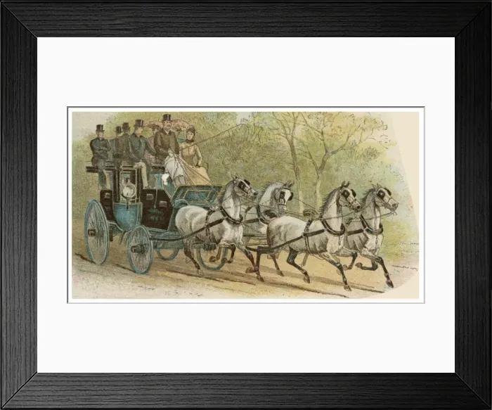 Framed Print : Waterford Coach 1889 Framed Print : Waterford Coach 1889