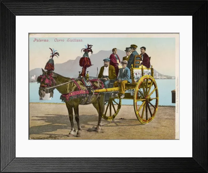 Framed Print : Sicilian Carriage Framed Print : Sicilian Carriage