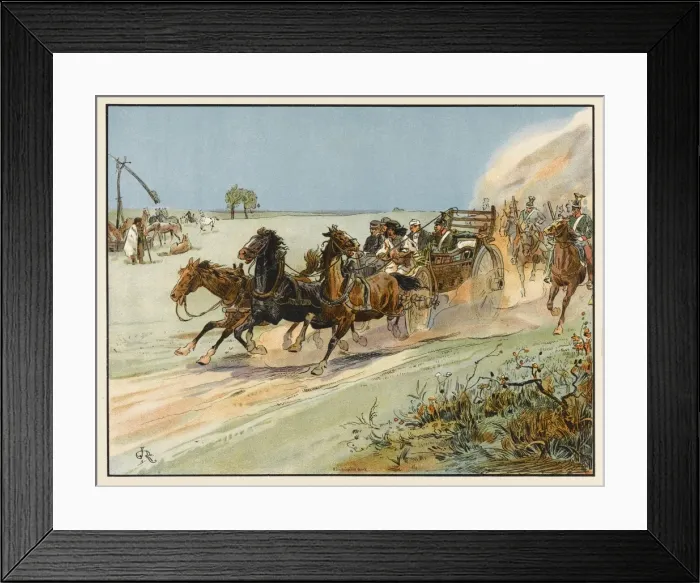 Framed Print : Hungarian Open Carriage Framed Print : Hungarian Open Carriage